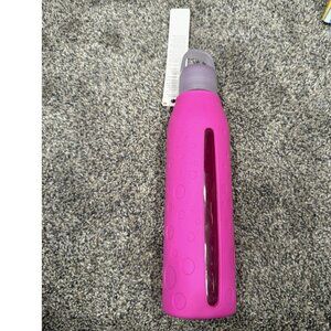 NWT lululemon H2O Pink Glass Water bottle